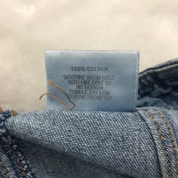 Vintage Aileen Petites 10P High Rise Mom Jeans 100% Cotton Darted Iconic 90s - Picture 9 of 12